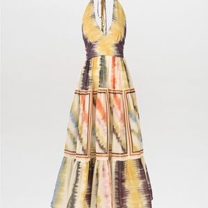 VALERIE DRESS MULTI HAZY STRIPE